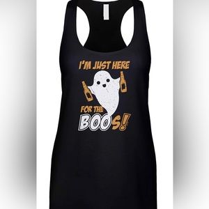 Blittzen I'm Just Here for The Boos Ladies Tank